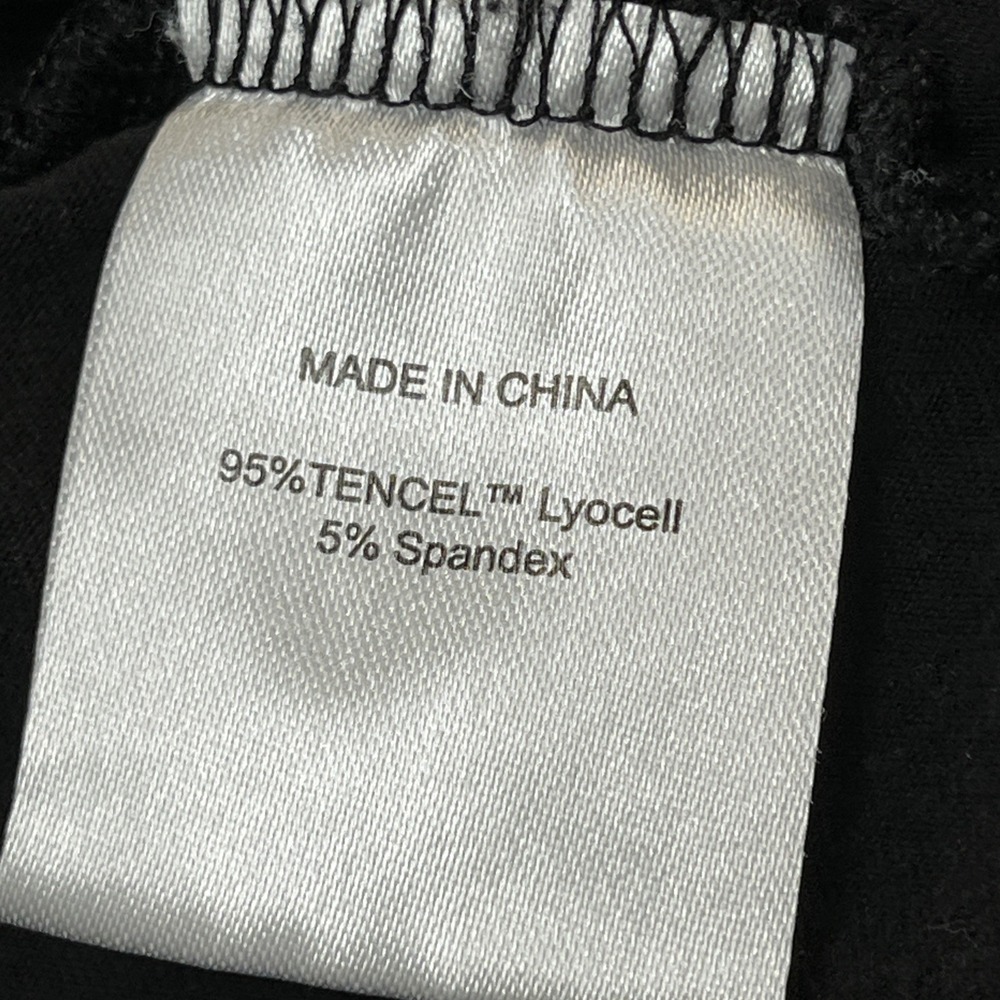 Quince Dress Black Tencel Tank Midi Size S Lagenlook Capsule Casual Comfort - Picture 8 of 9